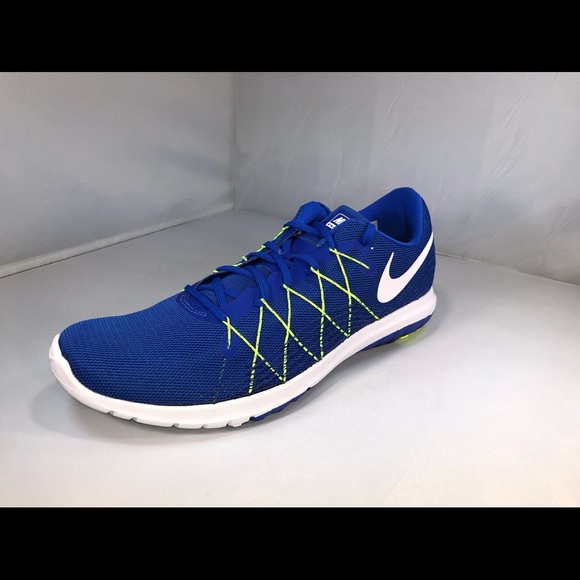 NIKE MEN FLEX FURY 2 BLUE RUNNING CASUAL SHOES - Picture 1 of 8